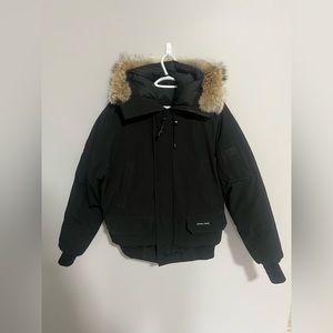 Canada Goose Chilliwack Bomber Jacket Down Parallel Black Size M 7950M R